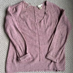 Light Pink Sweater Soft Textured